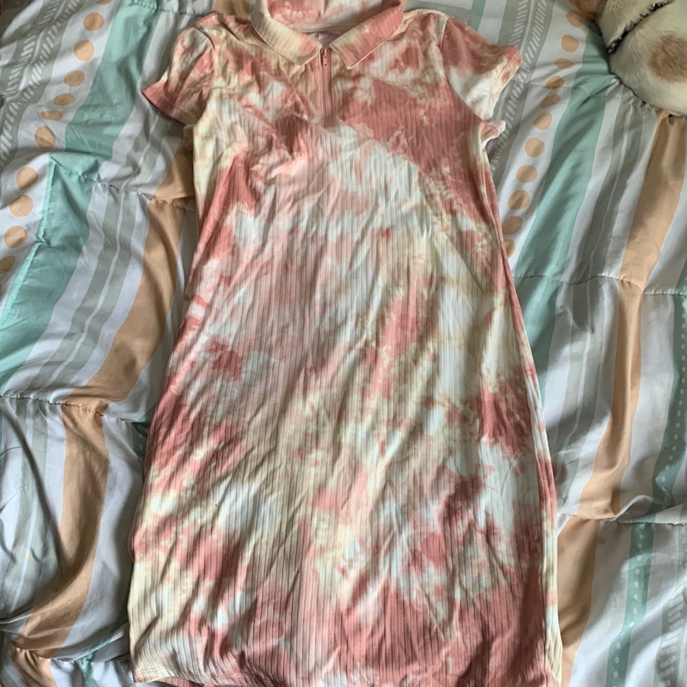 No boundaries light pink dress L (11-13)